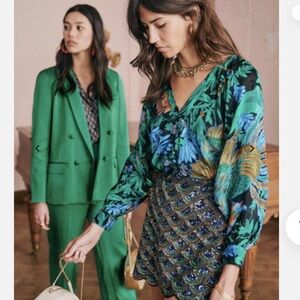 Sezane Erica Blouse Size 36